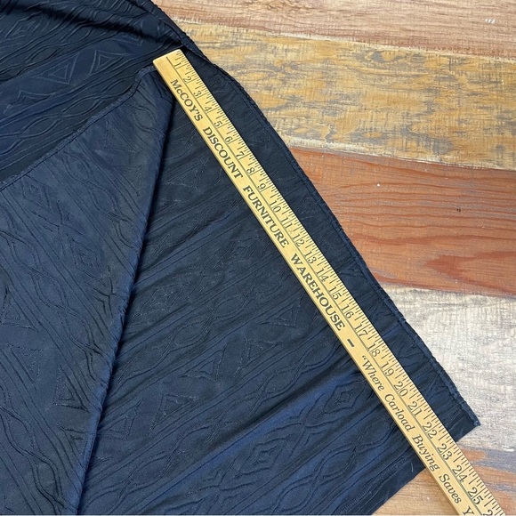 Shape Fx by Newport News Black Maxi Dress Aztec 10 - Picture 9 of 11